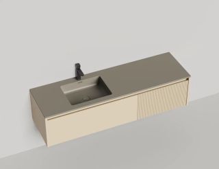 Подвесная тумба Salini Domino 27D116ON 160см эмаль Onda Plus